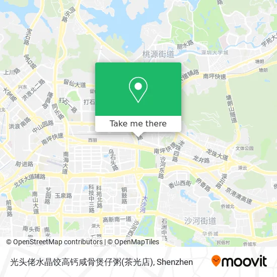 光头佬水晶饺高钙咸骨煲仔粥(茶光店) map