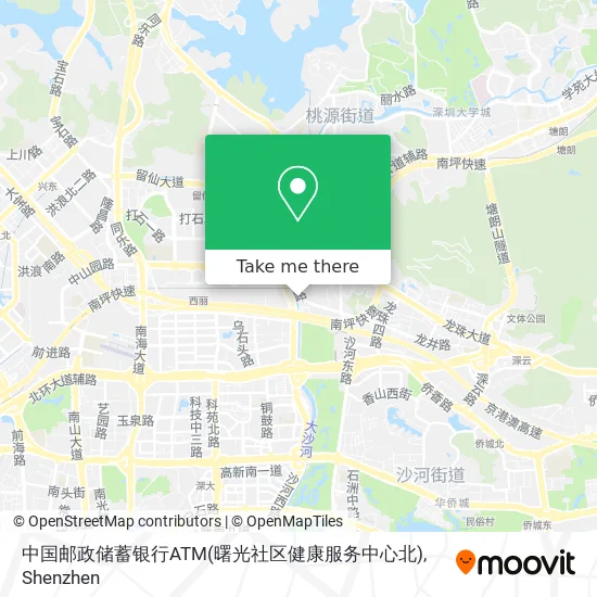 中国邮政储蓄银行ATM(曙光社区健康服务中心北) map