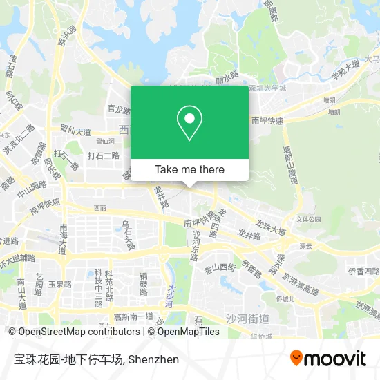 宝珠花园-地下停车场 map