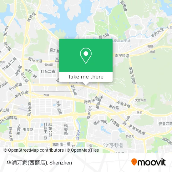华润万家(西丽店) map