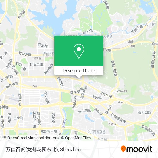 万佳百货(龙都花园东北) map