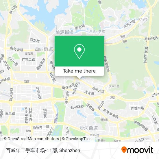 百威年二手车市场-11部 map