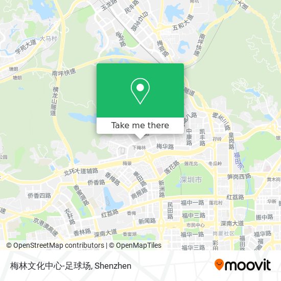 梅林文化中心-足球场 map