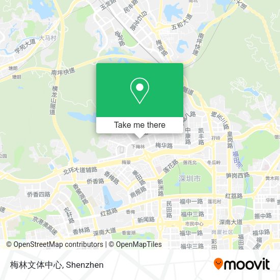 梅林文体中心 map