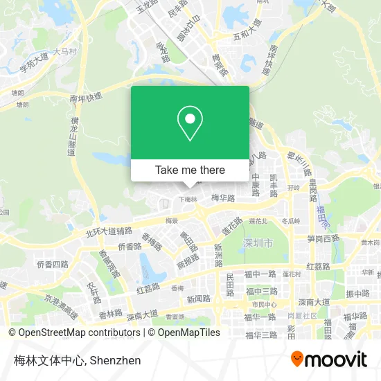 梅林文体中心 map