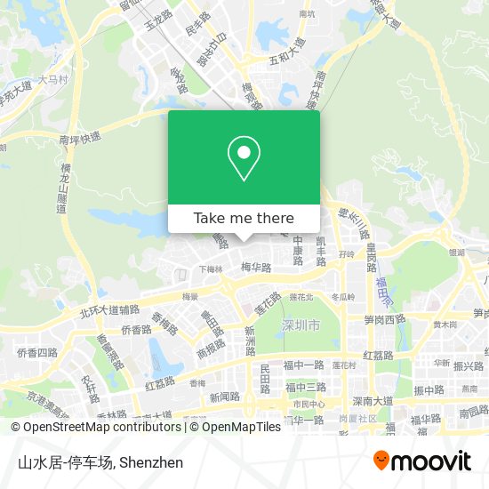 山水居-停车场 map
