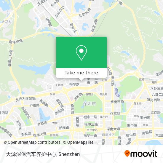 天源深保汽车养护中心 map