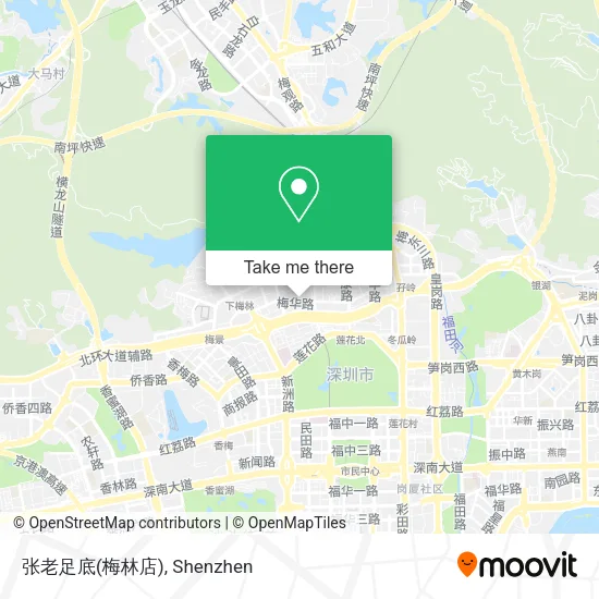 张老足底(梅林店) map
