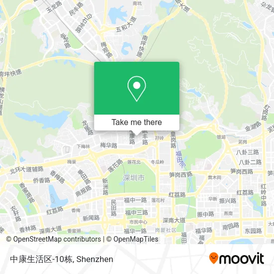 中康生活区-10栋 map