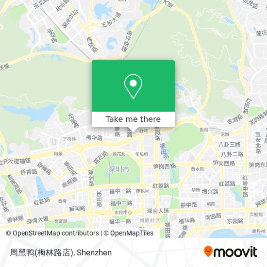 周黑鸭(梅林路店) map