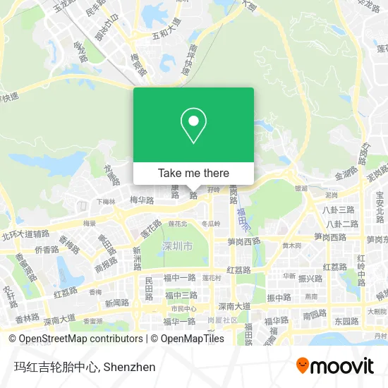 玛红吉轮胎中心 map