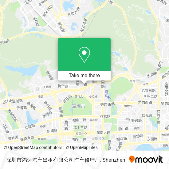 深圳市鸿运汽车出租有限公司汽车修理厂 map