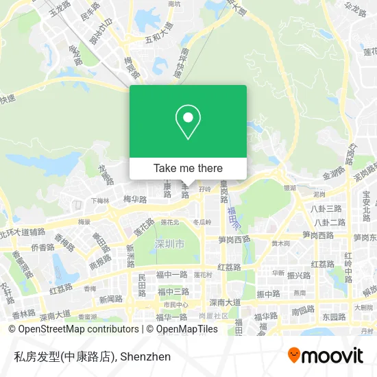 私房发型(中康路店) map
