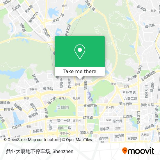 鼎业大厦地下停车场 map