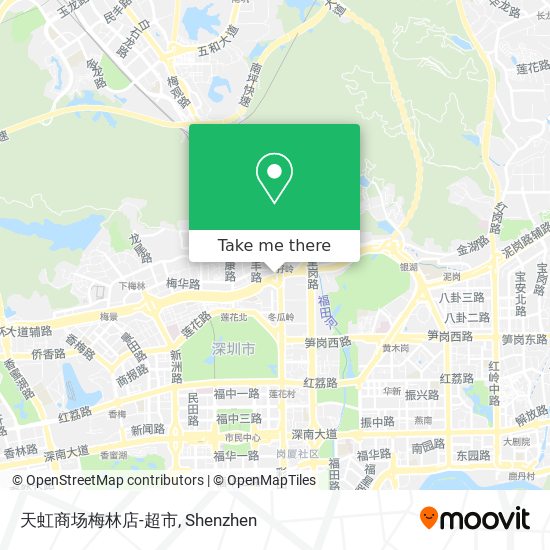 天虹商场梅林店-超市 map