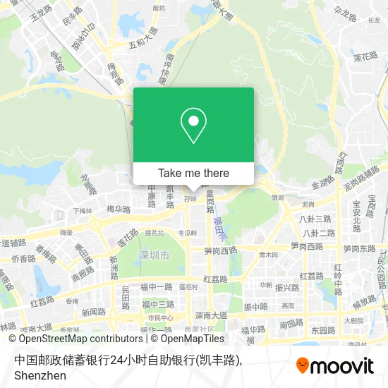中国邮政储蓄银行24小时自助银行(凯丰路) map