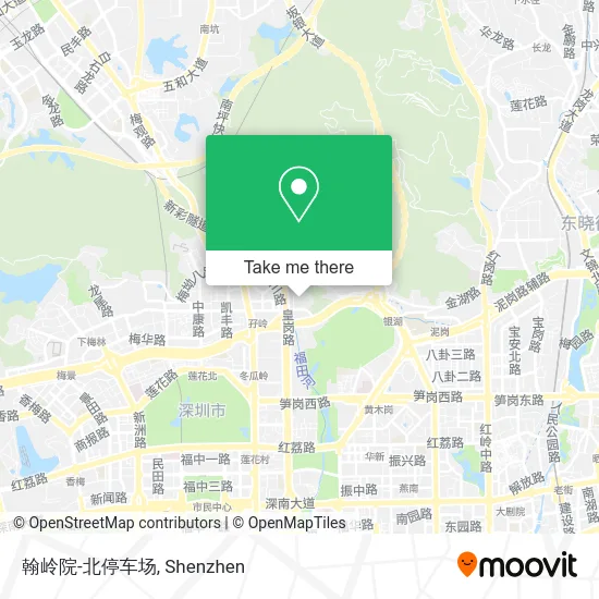 翰岭院-北停车场 map