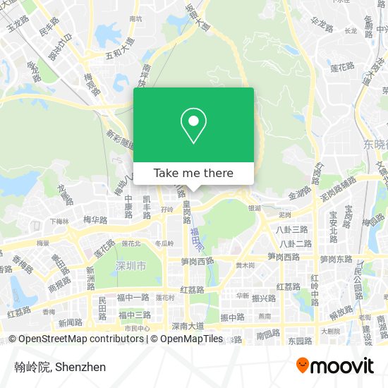 翰岭院 map