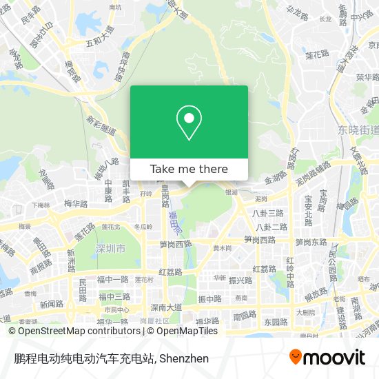 鹏程电动纯电动汽车充电站 map