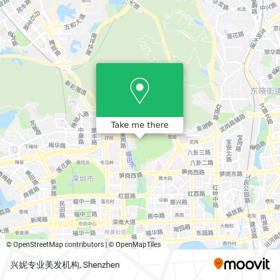 兴妮专业美发机构 map