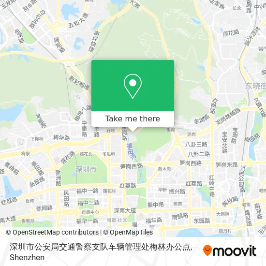 深圳市公安局交通警察支队车辆管理处梅林办公点 map