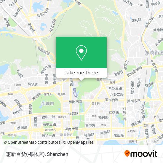 惠新百货(梅林店) map