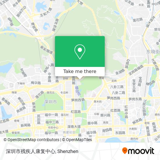深圳市残疾人康复中心 map