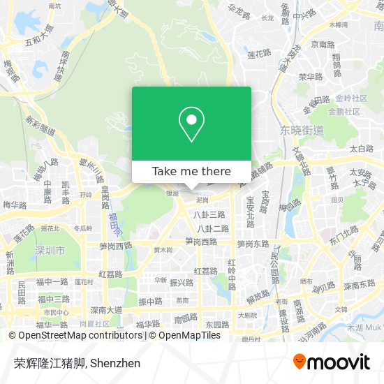 荣辉隆江猪脚 map