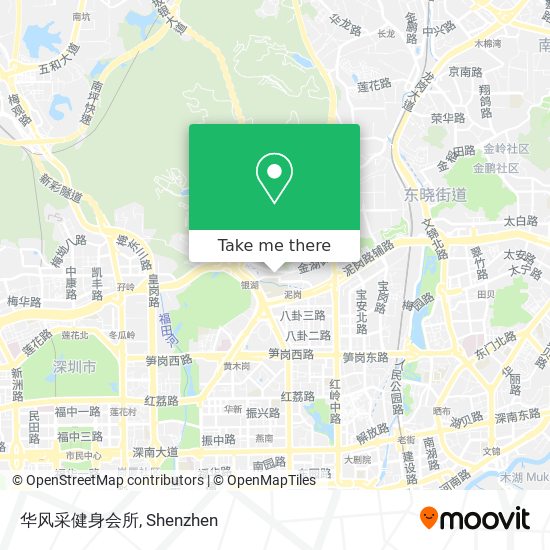华风采健身会所 map