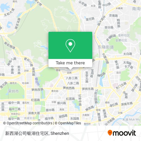 新西湖公司银湖住宅区 map
