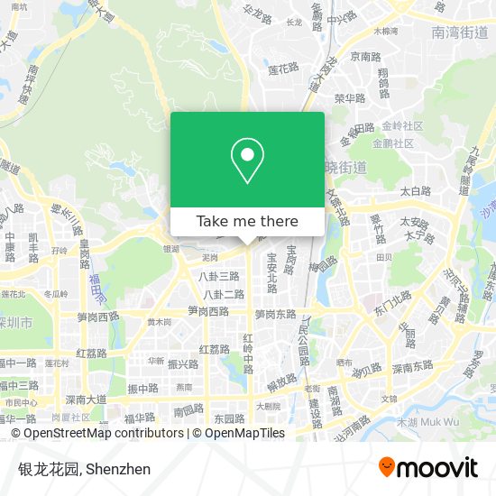 银龙花园 map