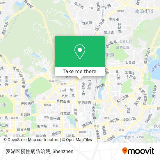 罗湖区慢性病防治院 map