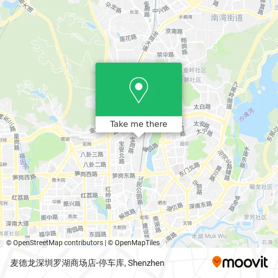 麦德龙深圳罗湖商场店-停车库 map