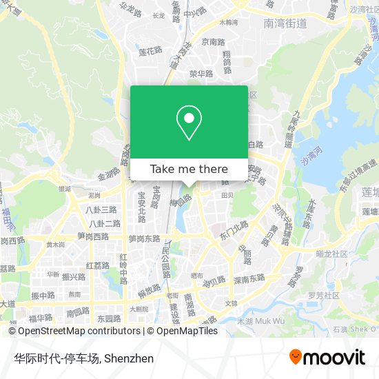 华际时代-停车场 map