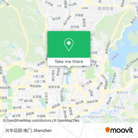 兴华花园-南门 map