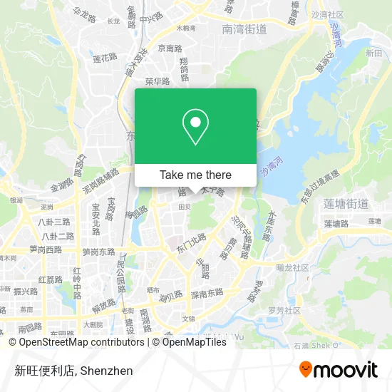 新旺便利店 map