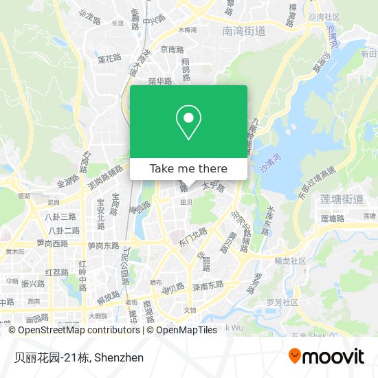 贝丽花园-21栋 map