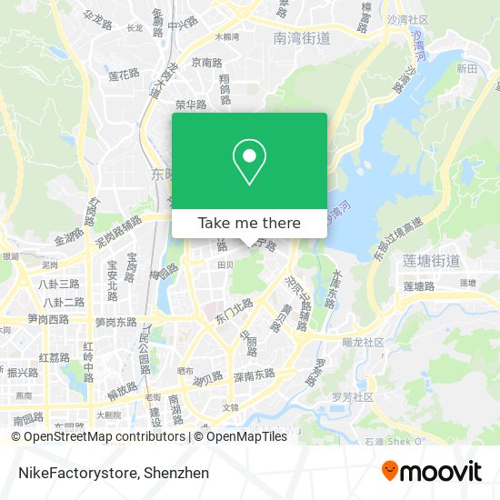 NikeFactorystore map