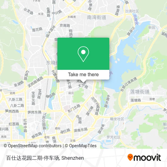 百仕达花园二期-停车场 map