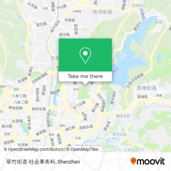 翠竹街道-社会事务科 map