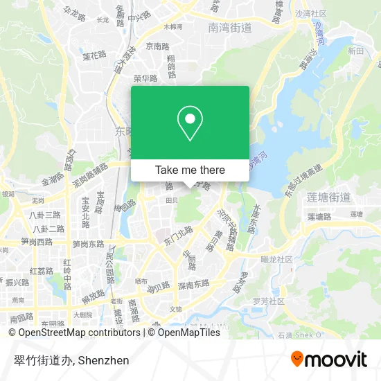 翠竹街道办 map