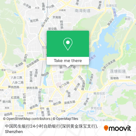 中国民生银行24小时自助银行(深圳黄金珠宝支行) map