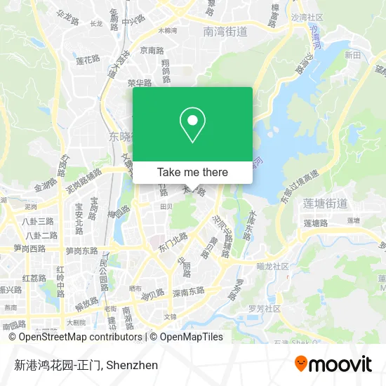 新港鸿花园-正门 map