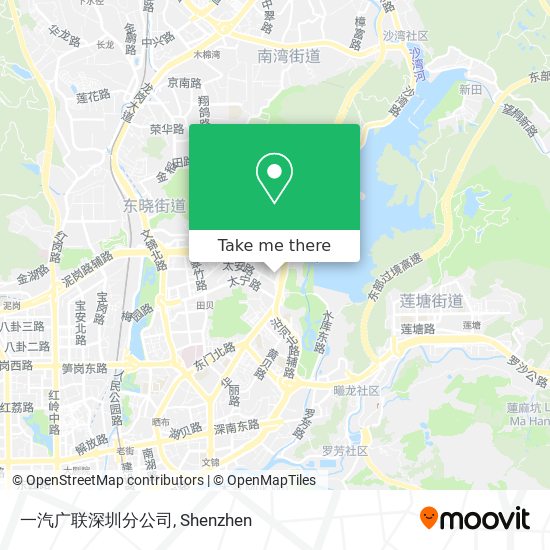 一汽广联深圳分公司 map