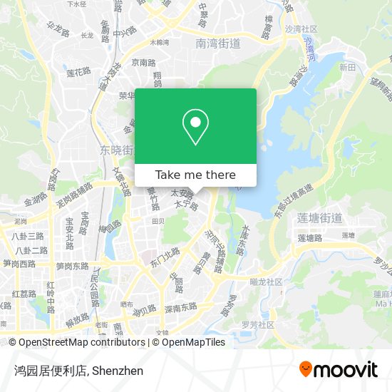 鸿园居便利店 map