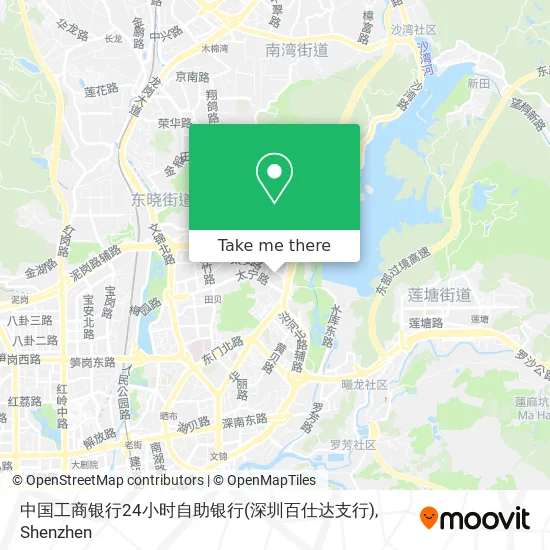 中国工商银行24小时自助银行(深圳百仕达支行) map