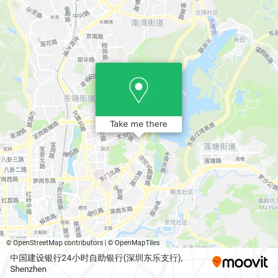 中国建设银行24小时自助银行(深圳东乐支行) map