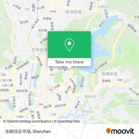 东晓综合市场 map