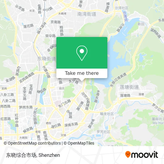 东晓综合市场 map