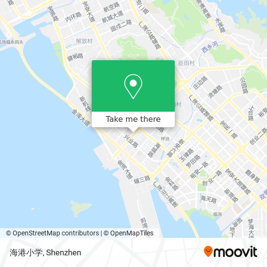 海港小学 map